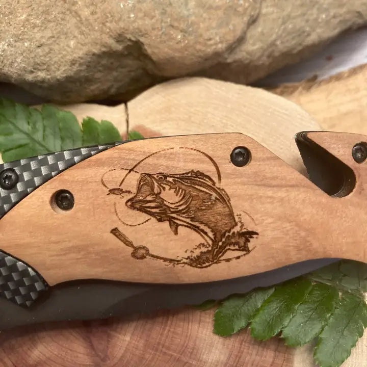 Bass On A Line Knife