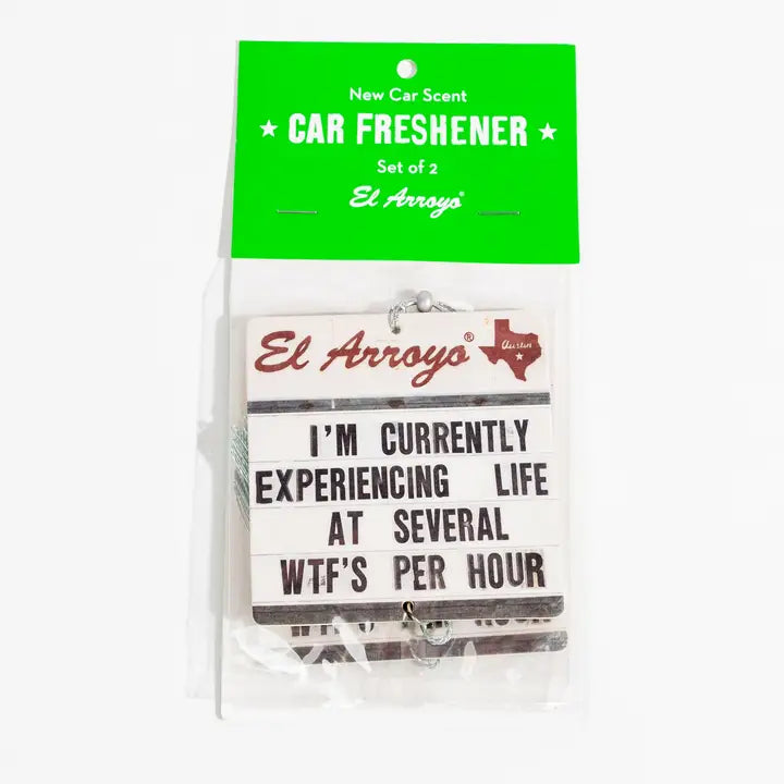 El Arroyo Car Air Freshener (2 Pack) - Wtf's Per Hour
