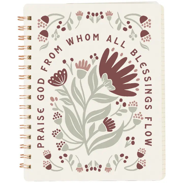 Primitives by Kathy Praise God Spiral Notebook