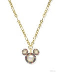 KENDRA SCOTT MICKEY MOUSE CRYSTAL STATEMENT NECKLACE GOLD MULTI MIX