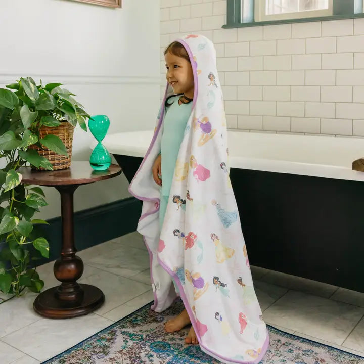 Copper Pearl Premium Big Kid Hooded Towel - Disney Princess