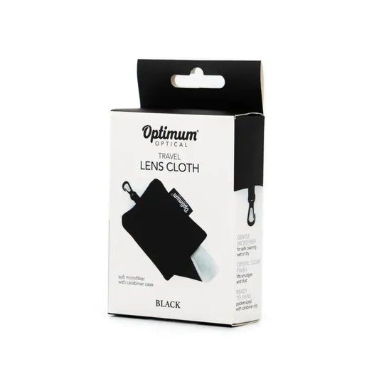 Optimum Optical Microfiber Travel Lens Cloth-Black