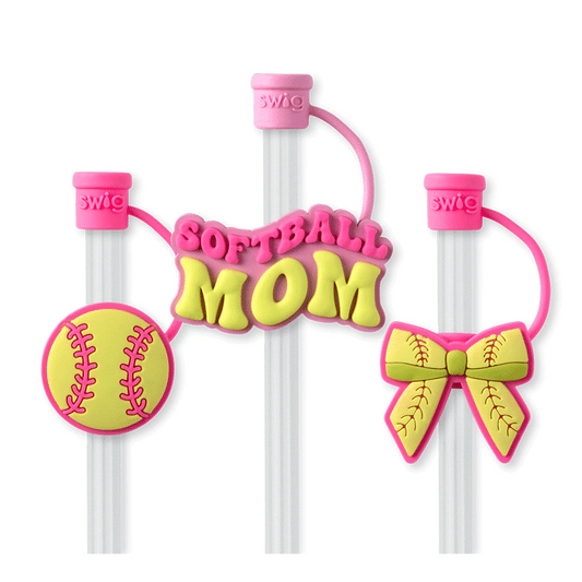 Swig Life Pitch Hit Run Straw Topper Set