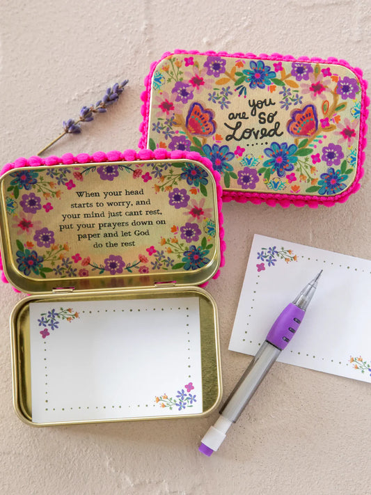 Natural Life Tin Prayer Box-You Are So Loved