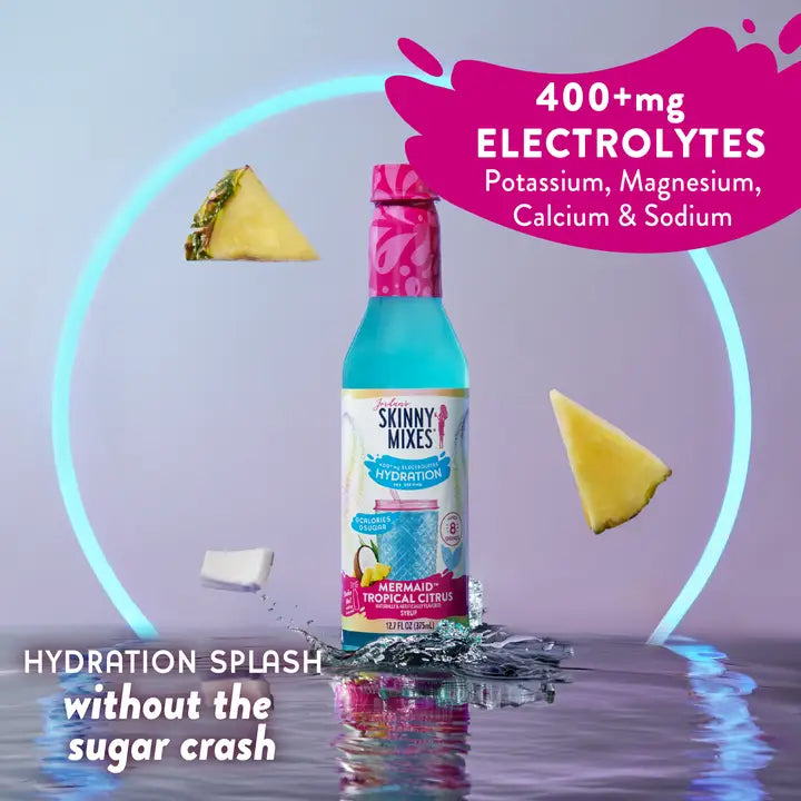 Jordan's Skinny Mixes Sugar Free Mermaid Hydration Syrup with Electrolytes 375 Ml