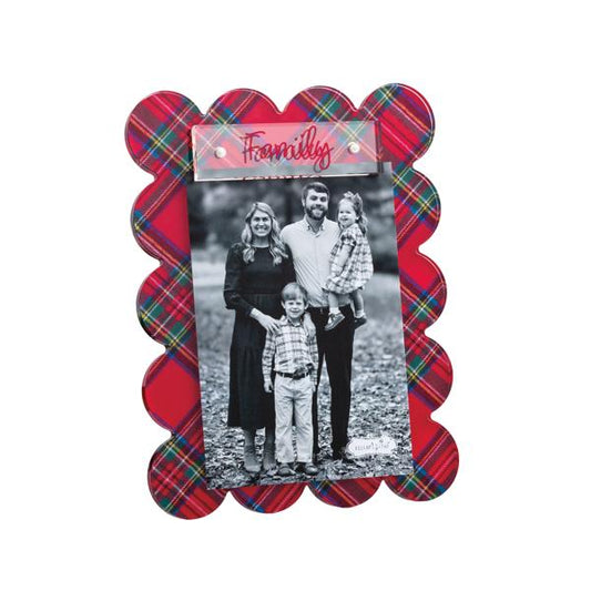 MUD PIE FAMILY CHRISTMAS ACRYLIC FRAME
