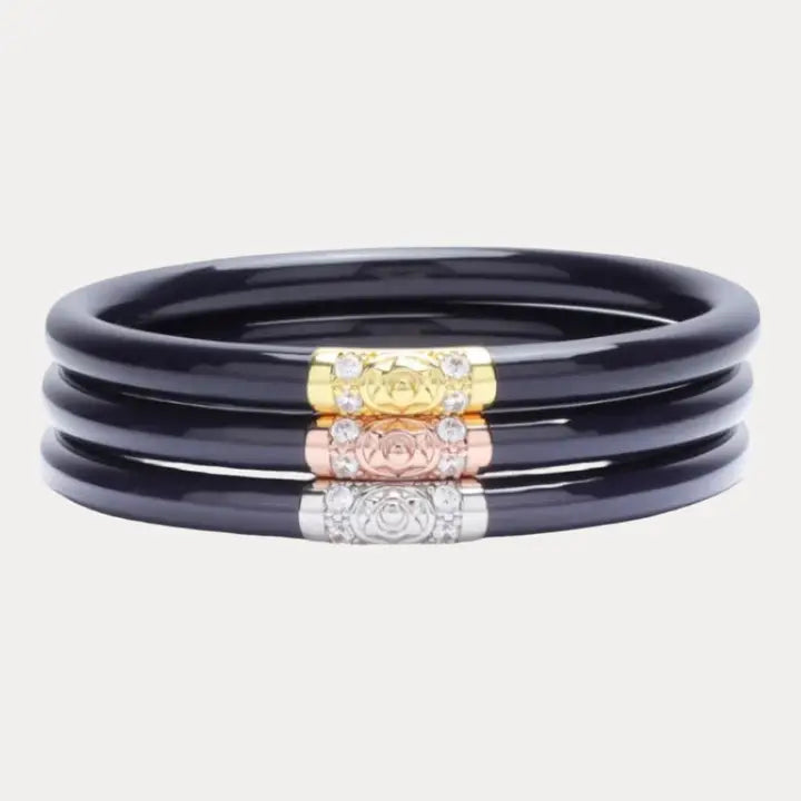 BuDhaGirl Three Kings All Weather Bangles® (Awb®) - Navy-Medium