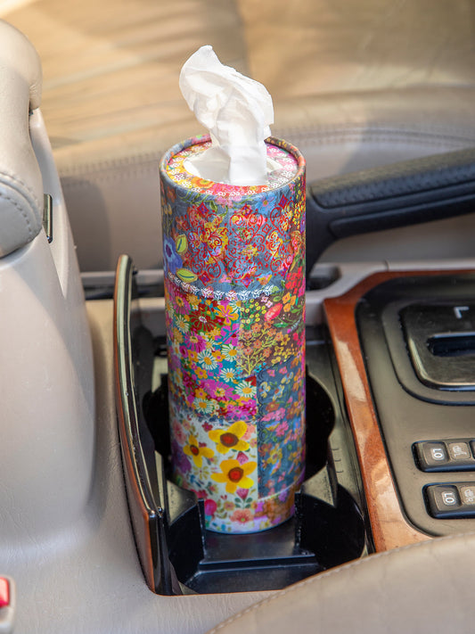 Natural Life Car Tissues, Set of 3 - Patchwork