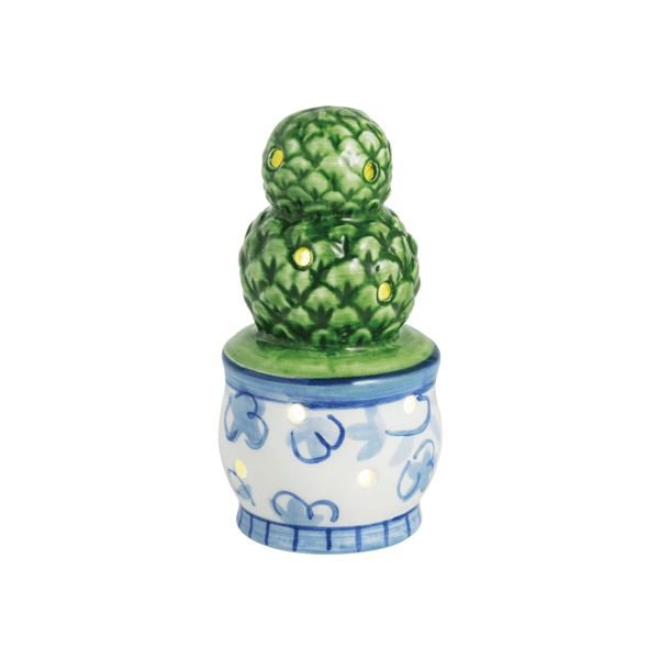 MUD PIE TOPIARY LIGHT-UP SITTER