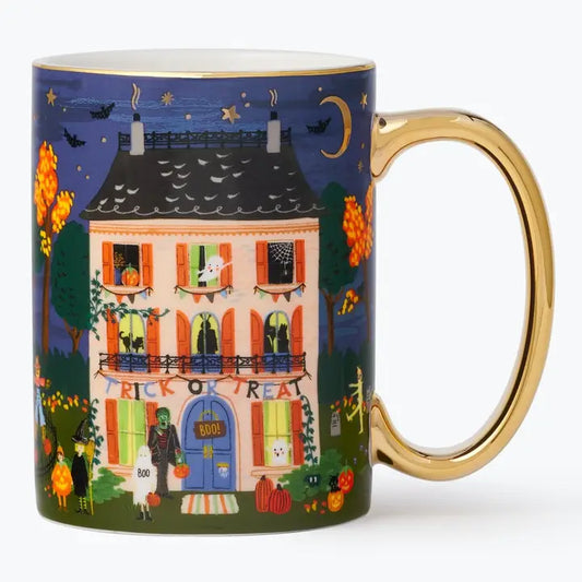 Rifle Paper Co. Haunted House Porcelain Mug