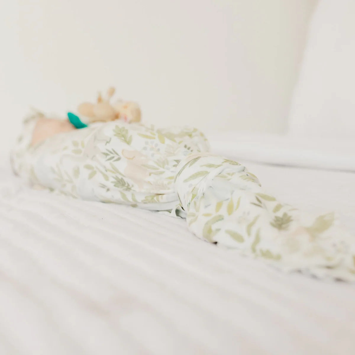 Copper Pearl Rex Knit Swaddle Blanket