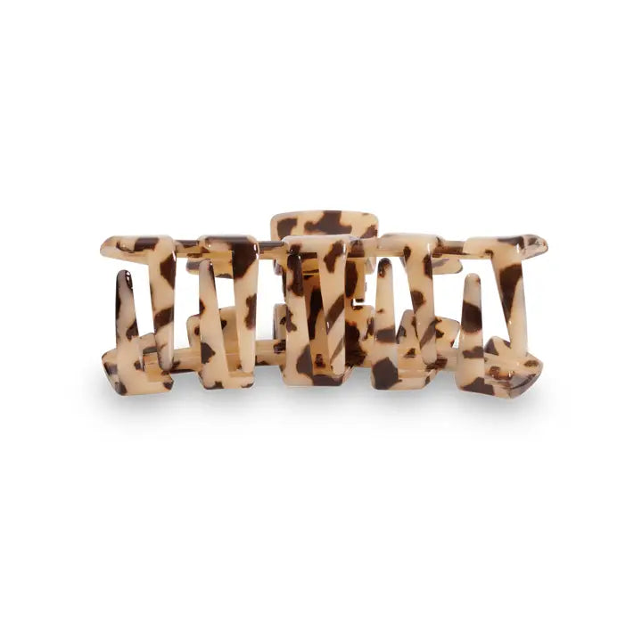 Teleties Classic Hair Clip | Tiny | Blonde Tortoise
