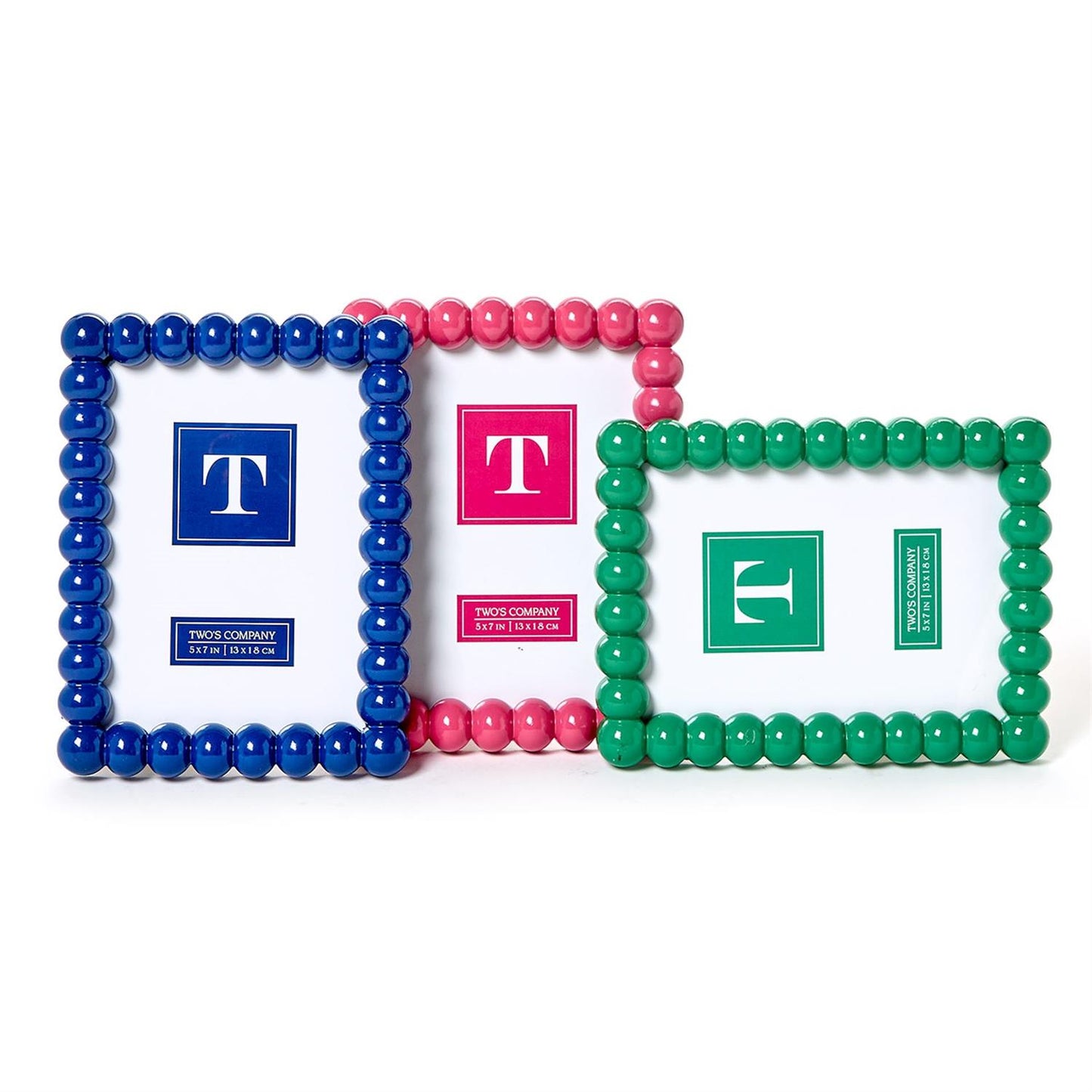 Two's Company Hobnail 5" x 7" Photo Frame