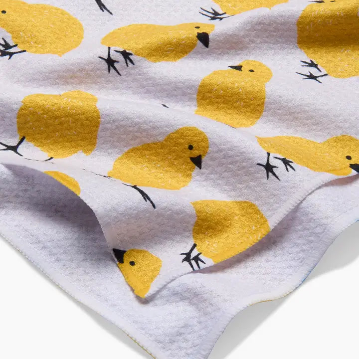 Geometry Peep Parade Tea Towel