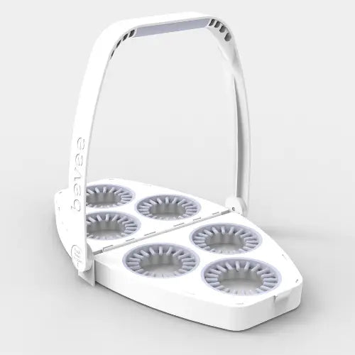 Bevee 6-Cup Reusable Drink Carrier-Cloud Martini