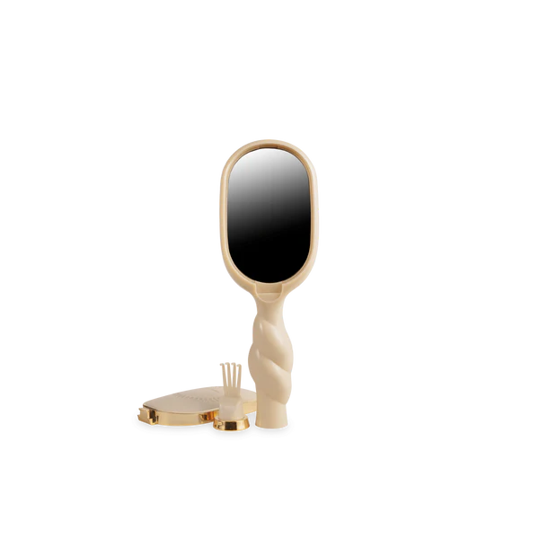 Teleties Mini Boar Bristle Hair Brush - Tan