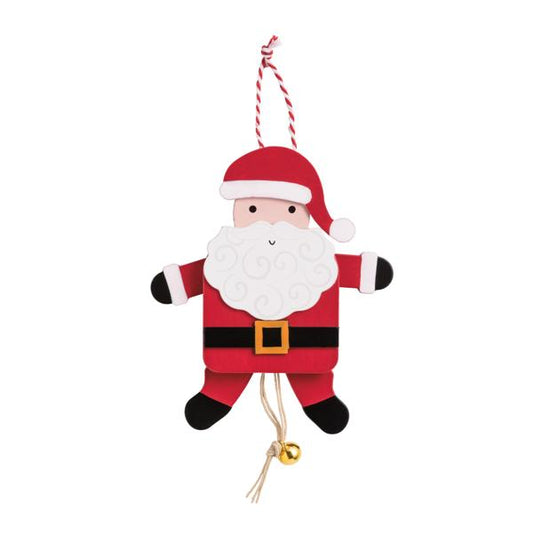 MUD PIE SANTA PULL ORNAMENT