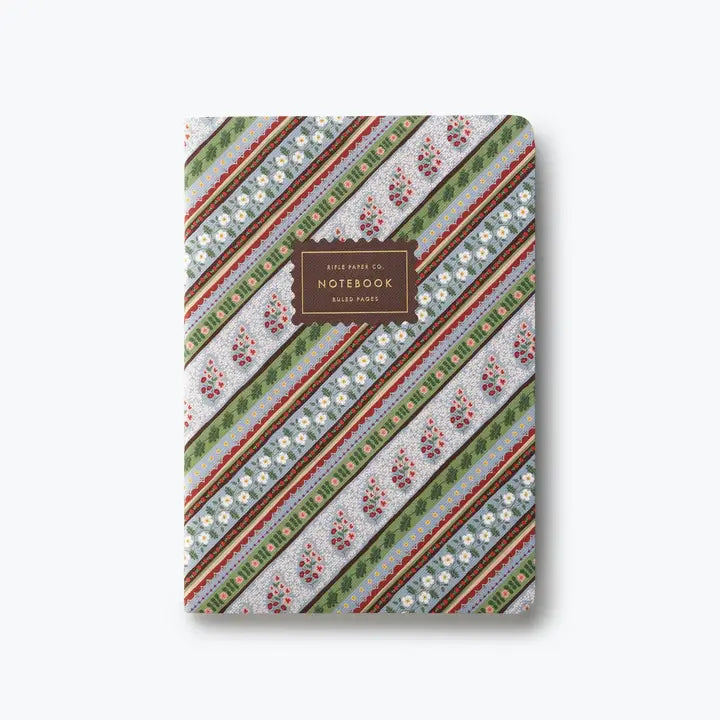 Rifle Paper Co. Assorted Set of 3 Paisley Notebooks