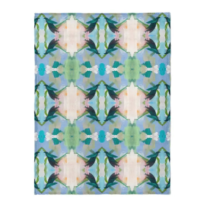 Laura Park Designs Island House Fleece Blanket