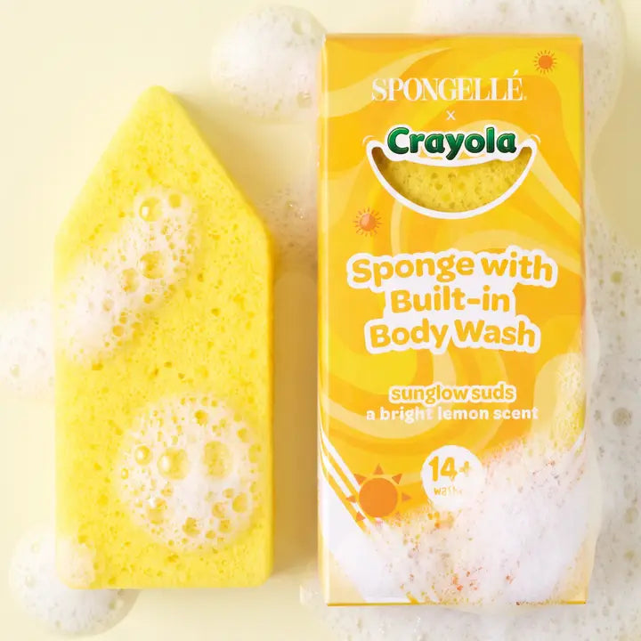 Spongelle Sunglow Suds Body Buffer | Crayola X Spongellé | Crayon