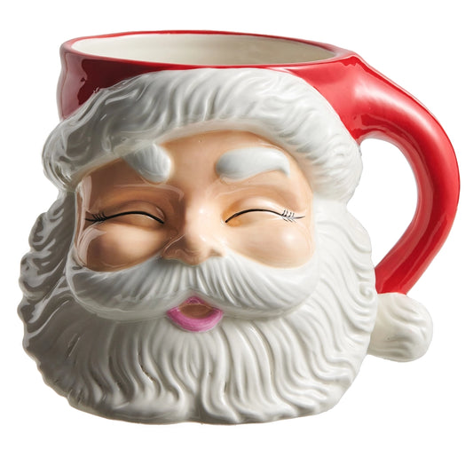 RAZ Imports 7.5" Red Santa Container