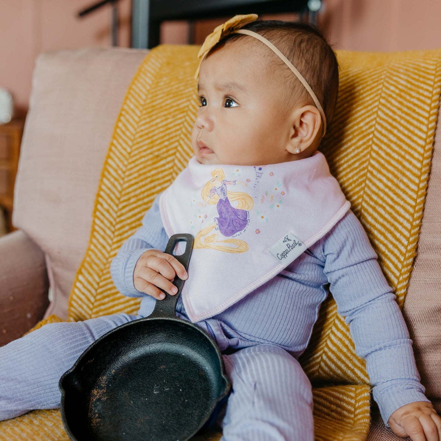 Copper Pearl Disney Princess Baby Bandana Bibs