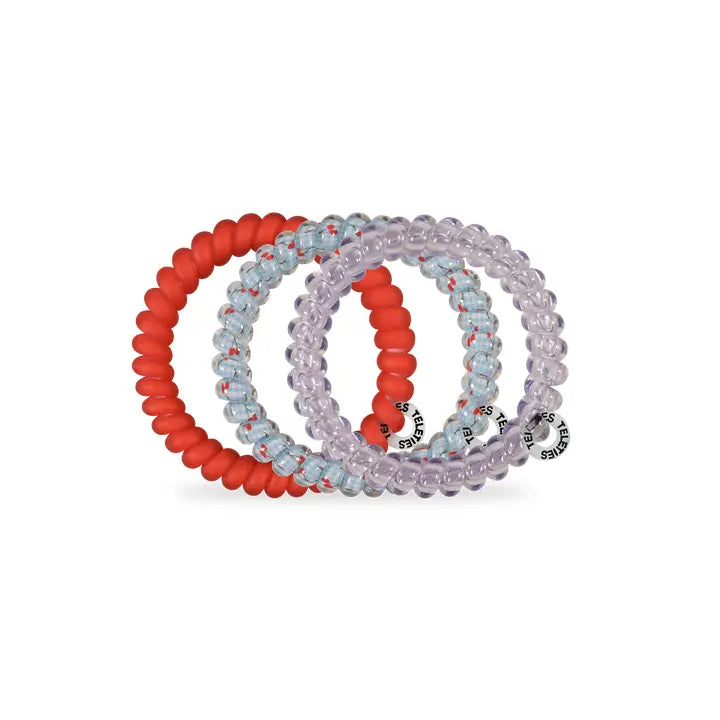 Teleties Spiral Hair Coils | Small | Basket of Cherries