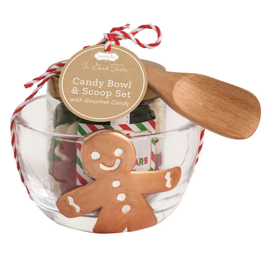 MUD PIE GINGERBREAD CANDY BOWL SET
