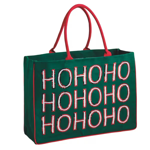 MUD PIE HO HO HO SPARKLE TOTE