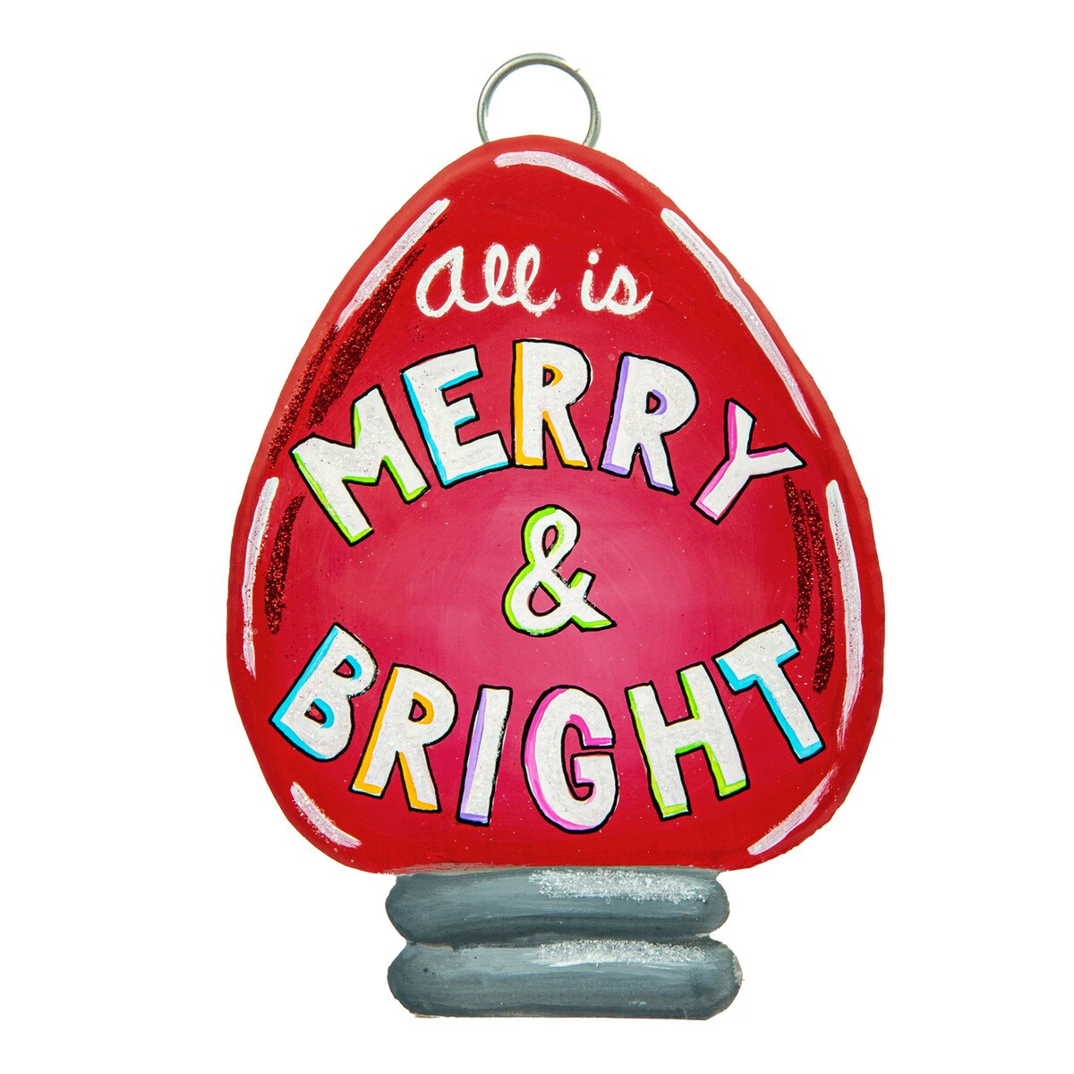 The Round Top Collection Mini Merry & Bright Bulb Charm