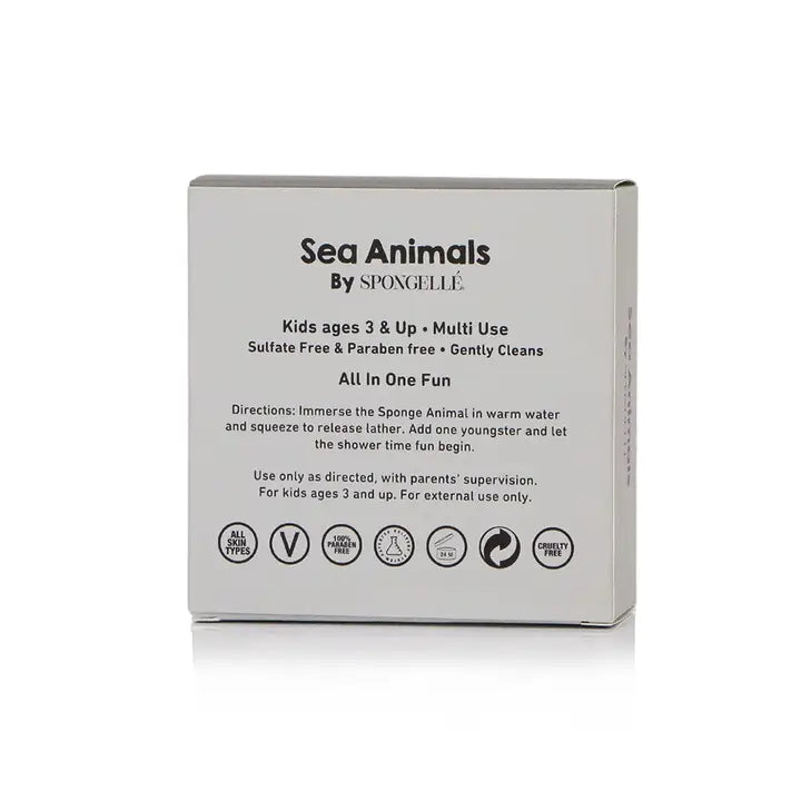 Spongelle Sammy Shark Sea Animals Sponge