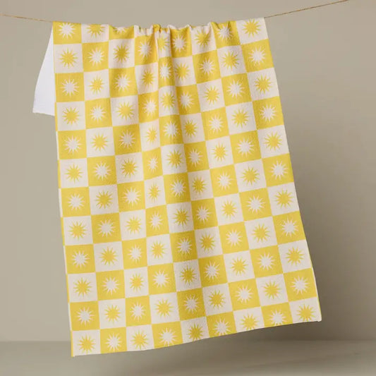 Geometry Sundial Tea Towel