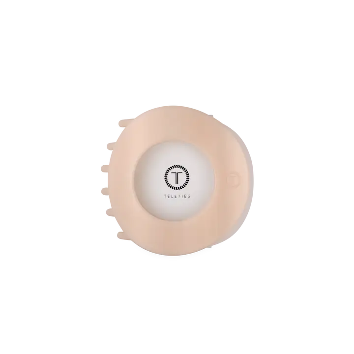 Teleties Almond Beige | Medium | Flat Circle Hair Clip