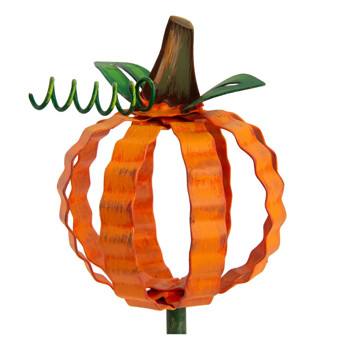 The Round Top Collection Ribbon Pumpkin Finial