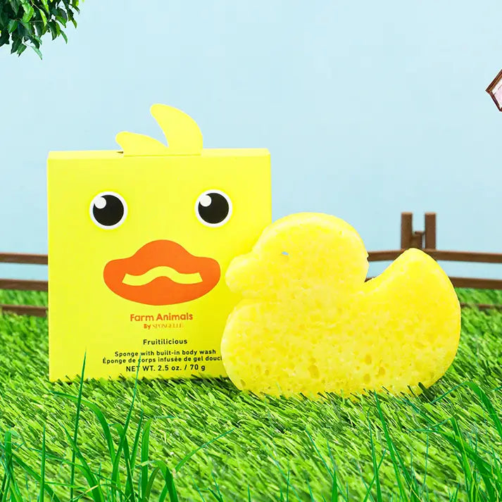 Spongelle Danny Duck Farm Animals Sponge
