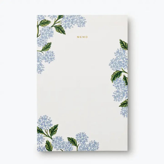 Rifle Paper Co. Hydrangea Memo Notepad