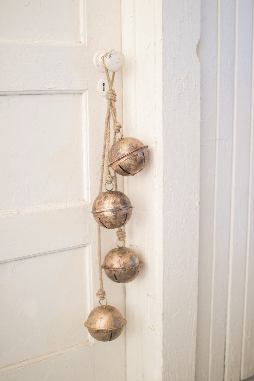 Kalalou String of Brass Finish Bells