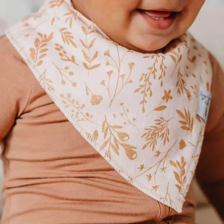Copper Pearl Baby Bandana Bibs - Lola