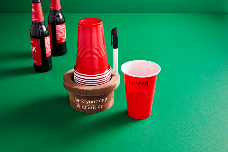 MUD PIE DISPOSABLE CUP & MARKER SET