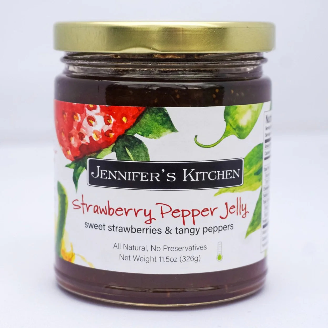 Jennifer's Kitchen Strawberry Pepper Jelly 11 oz