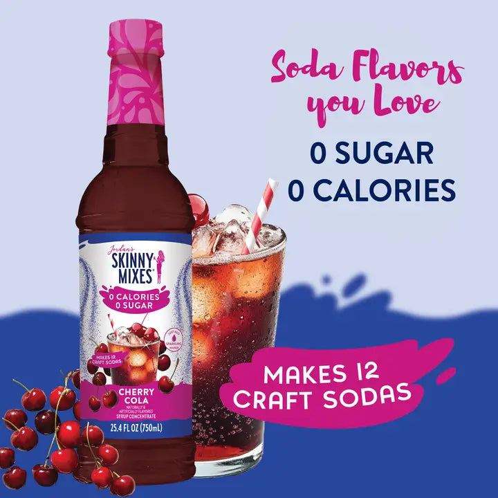 Jordan's Skinny Mixes Sugar Free Cherry Cola Syrup