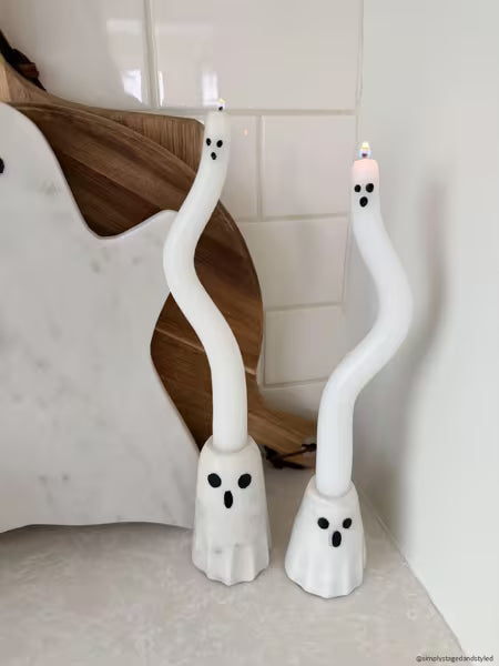 MUD PIE SMALL GHOST TAPER HOLDER