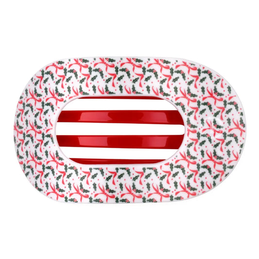 Teleties Festive Feels | Large | Flat Round Hair Clip