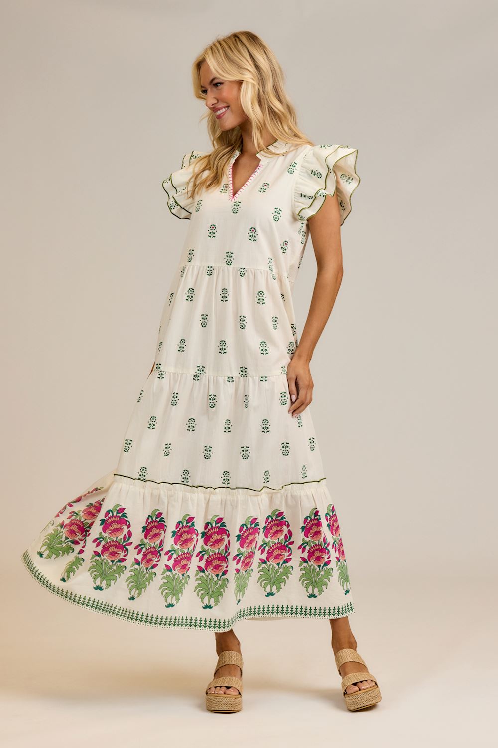 MUD PIE WELTON MAXI DRESS