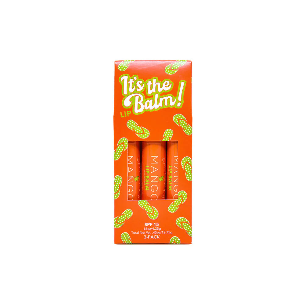 California Mango It's The Balm! 3-Pack Lip Balm