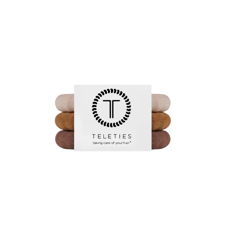 Teleties Espresso Yourself Small Nylon Hair Ties