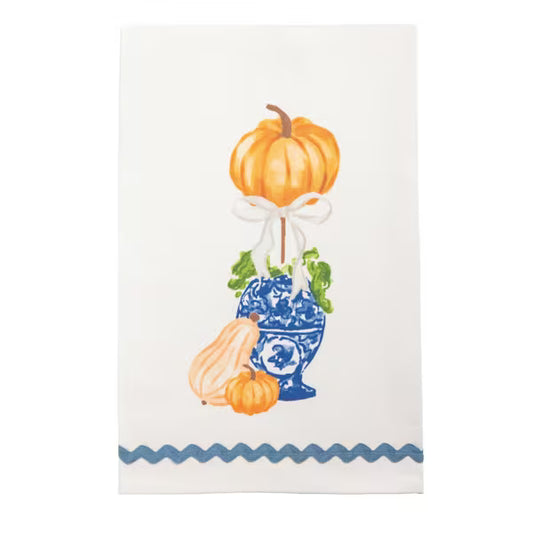 MUD PIE PUMPKIN TOPIARY TOWEL