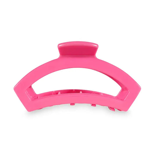 Teleties Open Hair Clip | Small | Paradise Pink