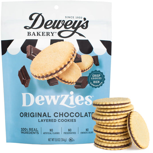 DEWEY'S BAKERY ORIGINAL CHOCOLATE DEWZIES LAYERED COOKIES