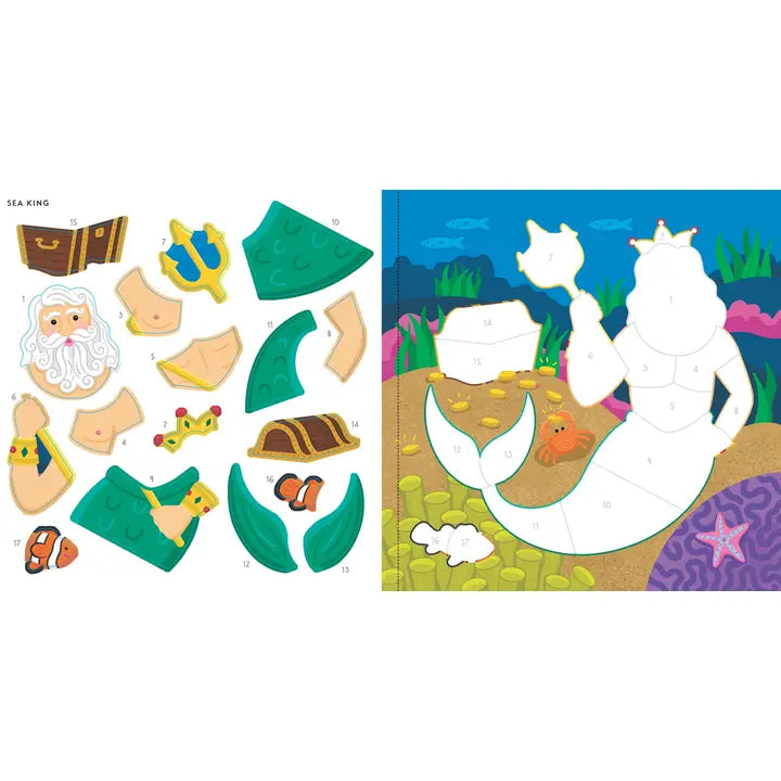 My First Color-By-Sticker Book -- Mermaids & More